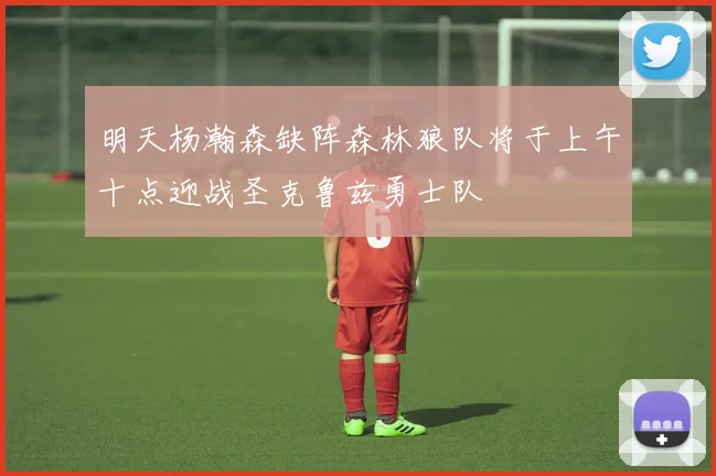 明天杨瀚森缺阵森林狼队将于上午十点迎战圣克鲁兹勇士队
